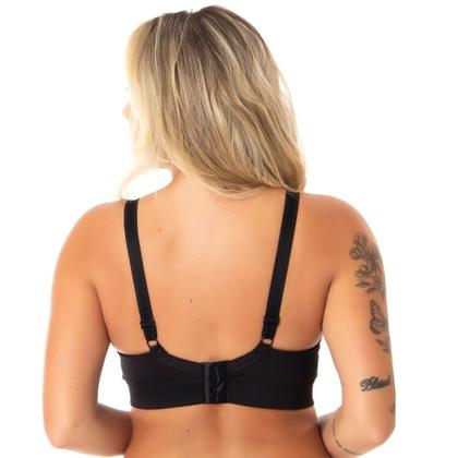 Imagem de Kit 2 Sutiã Sustentação Sem Bojo Alça Reforçada Lingerie Feminina Confortável, 10114