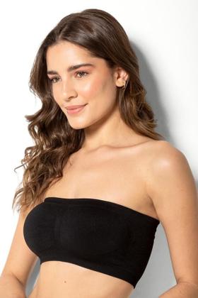 Imagem de Kit 2 Sutiã Top Faixa Bojo Removível sem alça Trifil