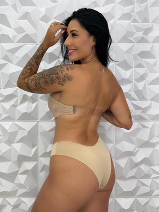 Imagem de KIT 2 Sutiãs invisível sem alça com bojo Costas transparente Silicone