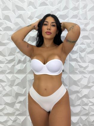 Imagem de KIT 2 Sutiãs invisível sem alça com bojo Costas transparente Silicone