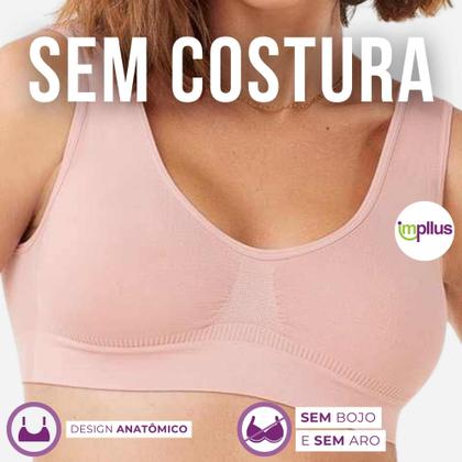 Imagem de Kit 2 Sutiãs Top Zee Rucci Sem Bojo Sem Aro Alças Largas