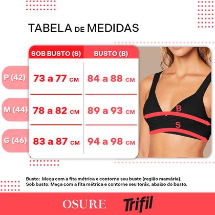 Imagem de Kit 2 Sutiãs Trifil Daily Top Com Bojo Sem Costura Soutien Sem Aro Microfibra Macio Confortável