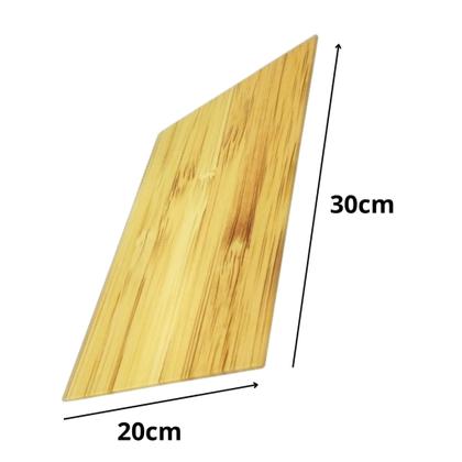 Imagem de Kit 2 Tábua De Corte De Vidro Multiuso Retangular Resistente