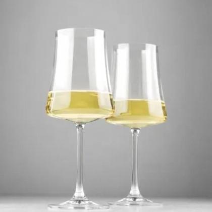 Imagem de Kit 2 Taças de Vinho Branco Cristal Bohemia 360ml Linha Xtra