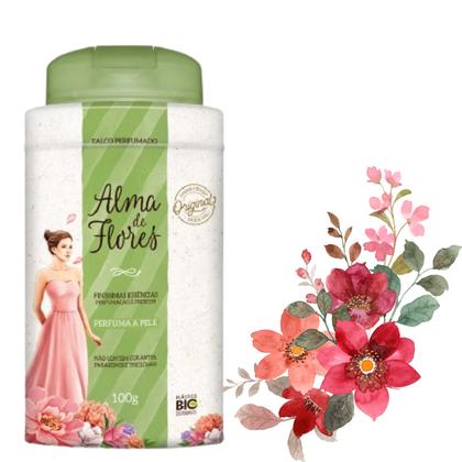 Imagem de Kit 2 Talco Alma De Flores Tradicional 100G - Memphis