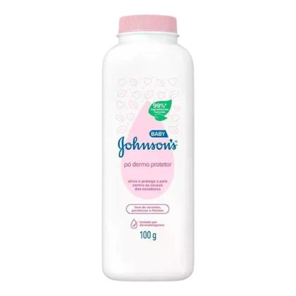 Imagem de Kit 2 Talco Pó Dermo Protetor Tradicional 100g - Johnsons Baby