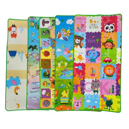 Imagem de Kit 2 Tapete Gigante Térmico Infantil Atividades Tatame Educativo Bebê Antiderrapante Emborrachado Dobrável