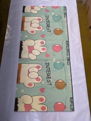 Imagem de Kit 2 Tapete Grande De bichos Interativos Dobrável Tatame térmico Educativo Infantil bebe e criança
