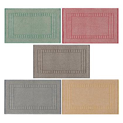 Imagem de Kit 2 Tapetes Banheiro Piso Mali Felpudo 100% Algodão