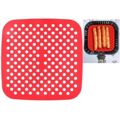 Imagem de Kit 2 Tapetes Cozimento Quadrado Fritadeira Elétrica de Silicone