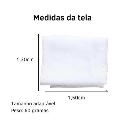 Imagem de Kit 2 Telas Mosqueteiro Proteção Janela Anti Inseto Mosquito