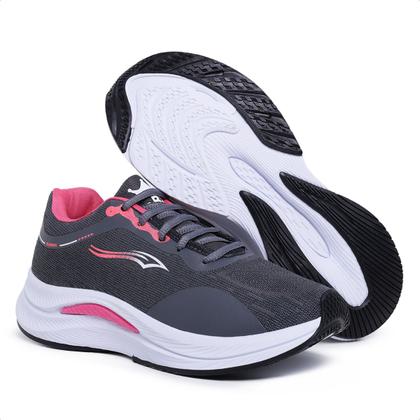 Imagem de Kit 2 Tenis Academia Feminino Caminhada Esportivo Leve Macio Confortável