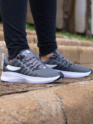 Imagem de Kit 2 Tênis Feminino Para Caminhada Academia Treino Trabalhar Macio Confortável Barato