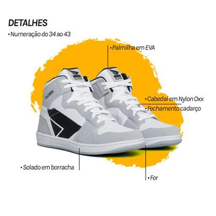 Imagem de Kit 2 tenis masculino Botinha involved tendencia moda street urban conforto