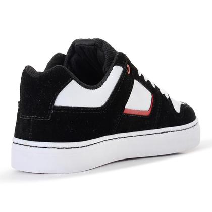 Imagem de Kit 2 Tênis Preto Preto/Branco Skate Skatista Casual Masculino Feminino