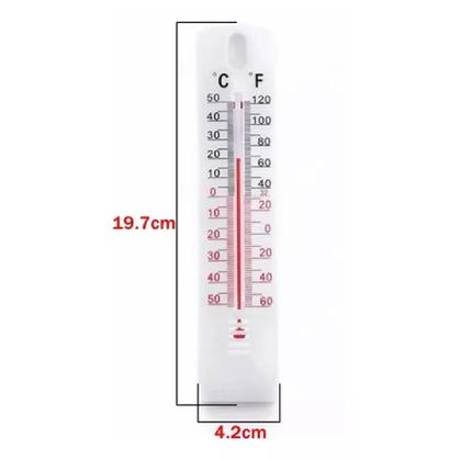 Imagem de Kit 2 Termômetro Ambiente Interno Externo Graus Celsius C