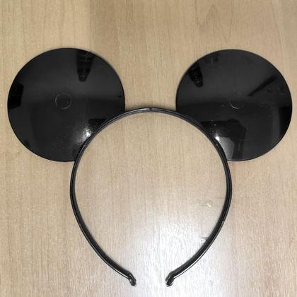 Imagem de Kit 2 Tiara Arquinho de Orelhas do Tipo Mickey para Festa infantil Aniversário Unissex