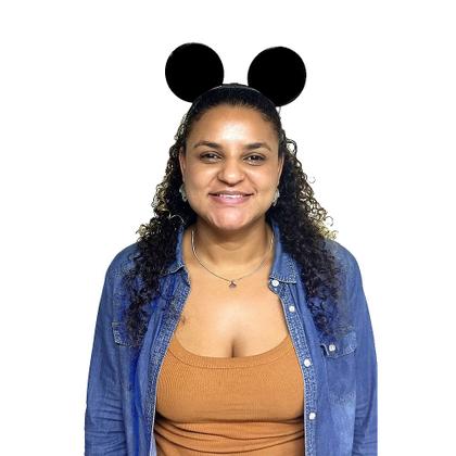 Imagem de Kit 2 Tiara Arquinho de Orelhas do Tipo Mickey para Festa infantil Aniversário Unissex