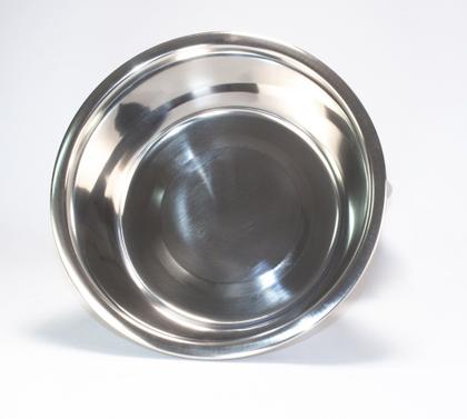 Imagem de Kit 2 Tigelas Comedouro E Bebedouro Para Cães E Gatos Em Inox 360Ml Chalesco