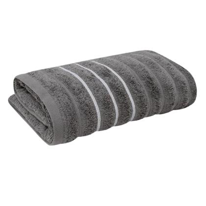 Imagem de Kit 2 toalha banho e rosto wave - chumbo - corttex