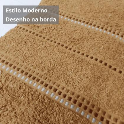 Imagem de Kit 2 Toalhas De Banho 70x140  Felpuda Macia Algodão