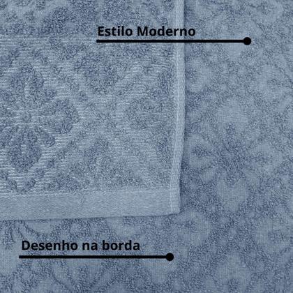 Imagem de Kit 2 Toalhas De Banho 70x140  Felpuda Macia Algodão