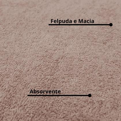Imagem de Kit 2 Toalhas De Banho 70x140  Felpuda Macia Algodão