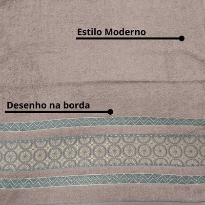 Imagem de Kit 2 Toalhas De Banho 70x140  Felpuda Macia Algodão