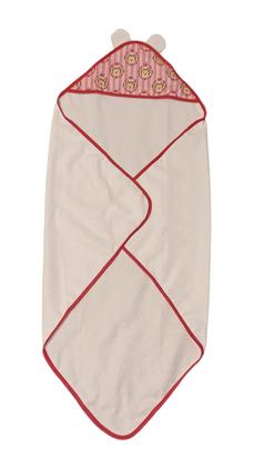 Imagem de Kit 2 Toalhas de Banho p Bebê Poliéster Atoalhado com Capuz