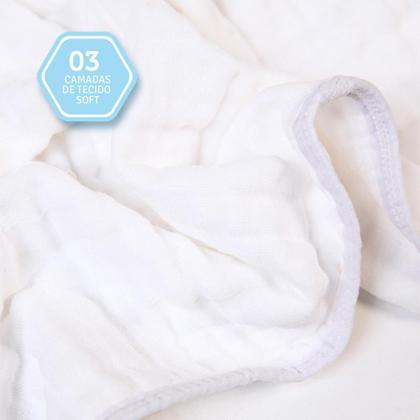 Imagem de Kit 2 Toalhas De Banho Soft Bordados Papi 90 X 75 cm