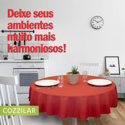 Imagem de Kit 2 Toalhas de Mesa Redonda 4 Lugares Lisa
