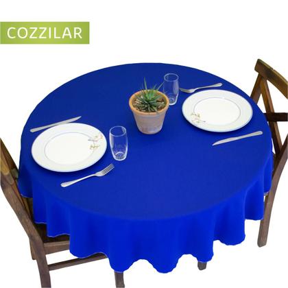 Imagem de Kit 2 Toalhas de Mesa Redonda 4 Lugares Lisa