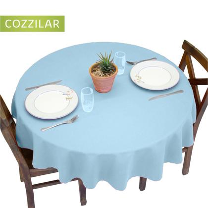 Imagem de Kit 2 Toalhas de Mesa Redonda 4 Lugares Lisa