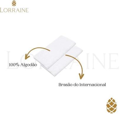 Imagem de Kit 2 Toalhas De Rosto Jacquard Buettner Inter Branco