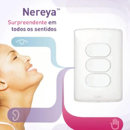 Imagem de Kit 2 Tomada Rede Rj45 Cat6 Branco Nereya 663076 Legrand