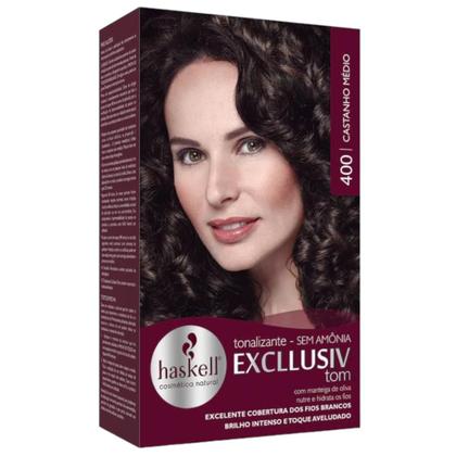 Imagem de Kit 2 TONALIZANTE HASKELL 400 CASTANHO MEDIO