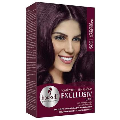 Imagem de Kit 2 TONALIZANTE HASKELL 520 CASTANHO CLARO VIOLINE