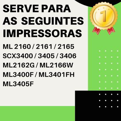 Imagem de Kit 2 Toner Compatível SAMSUNG D101 ML2160 2165 SCX3400 3405