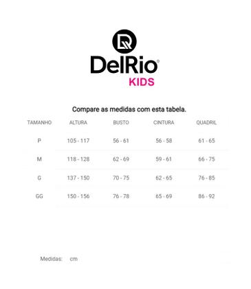 Imagem de Kit 2 Top DelRio Kids Infantil Feminino Sem Costura Microfibra    