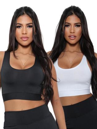 Imagem de Kit 2 Top Suplex Modelo Nadador Femenino