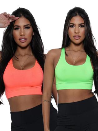 Imagem de Kit 2 Top Suplex Modelo Nadador Femenino