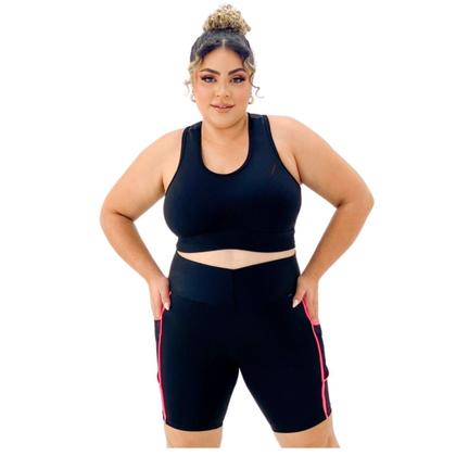 Imagem de Kit 2 Tops Basico Nadador Plus Size Em Suplex