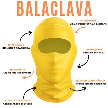 Imagem de KIT 2 Touca Ninja Balaclava Máscara Motoboy Proteção Térmica Contra Raios Solares UV +50