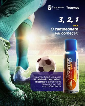 Imagem de Kit 2 Traumac Sport Ice 125ml Catarinense 
