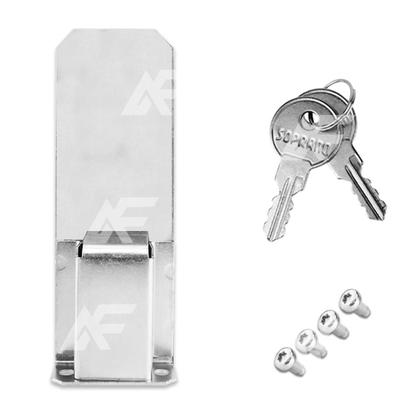 Imagem de Kit 2 Travas P/ Portão Eletrônico Alta Performance Dog Steel Custom + Módulo Relé