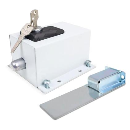 Imagem de Kit 2 Travas P/ Portão Eletrônico Alta Performance Dog Steel Custom + Módulo Relé