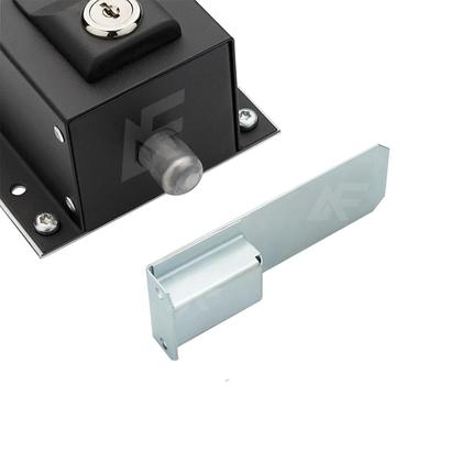 Imagem de Kit 2 Travas P/ Portão Eletrônico Alta Performance Dog Steel Custom + Módulo Relé