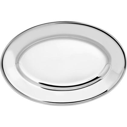 Imagem de Kit 2 Travessas Bandeja Oval Servir Porções Saladas 20cm