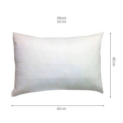 Imagem de Kit 2 Travesseiro Flocos Confort C15 40X60 - Ortobom
