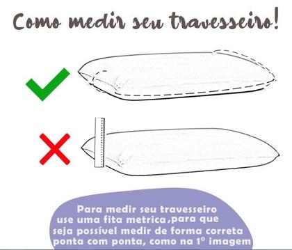 Imagem de Kit 2 Travesseiro Nasa Cervical D28 Ortopédico Capa 200 Fios Repelente a Líquido Lar Conforto